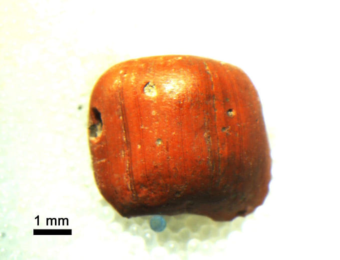 舊香蘭考古遺址出土玻璃珠