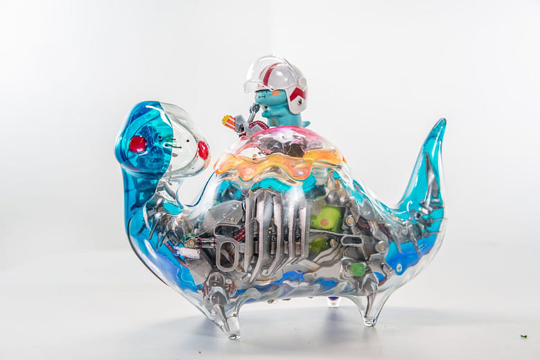 人造機械富士山雷龍