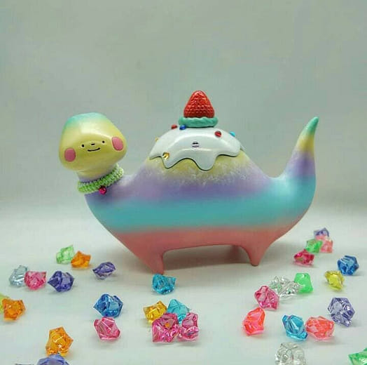 Dino rainbow ice cream 冰淇淋