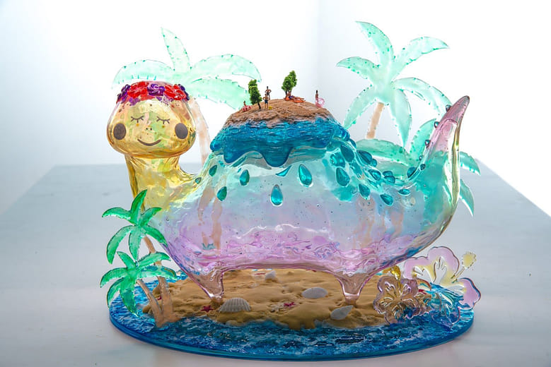 海灘上的雷龍島