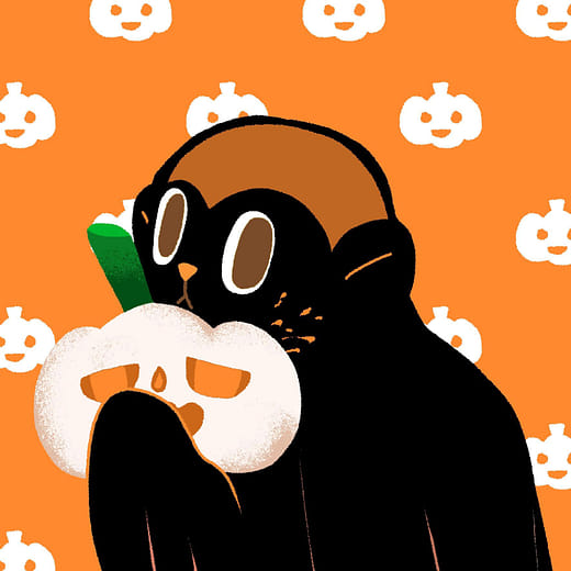 Pumpkin Monkey