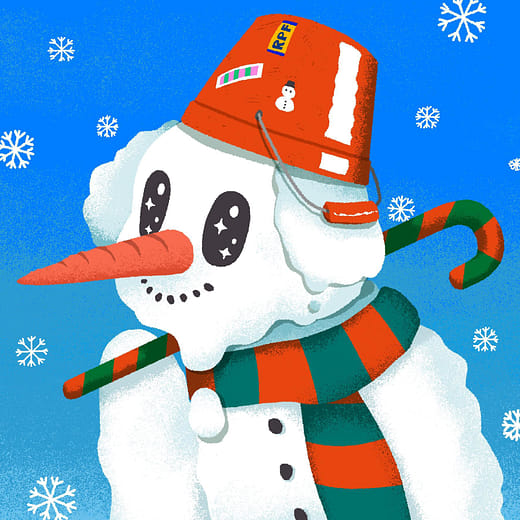 Snowman Dog