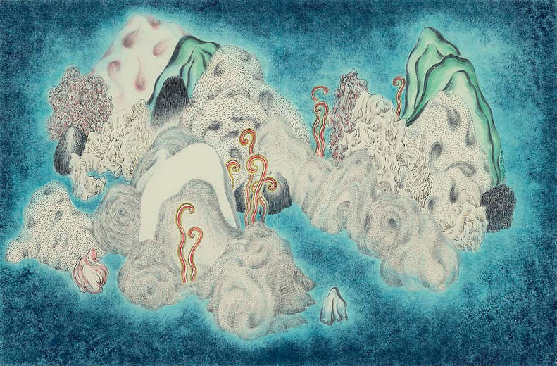 類山水系列no.57 Net Sichuan Painting Environment