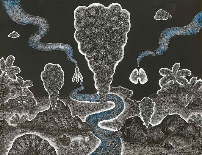 溪山清遠 Pure and Remote View of Stream and Mountains