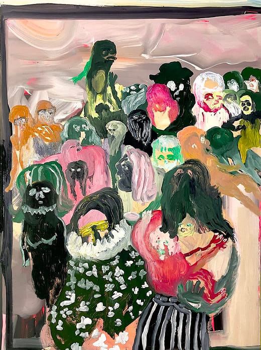 避難的人 People who took refuge