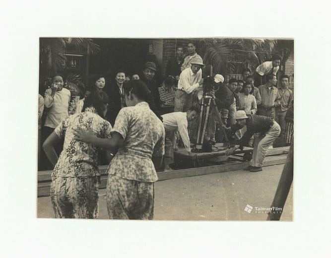 《嘆烟花》現場工作照，1959年