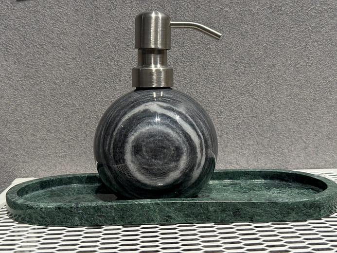 台灣蛇紋石橢圓淺盤