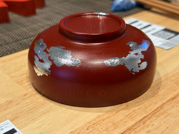 本色漆器（Ｋ）湯碗