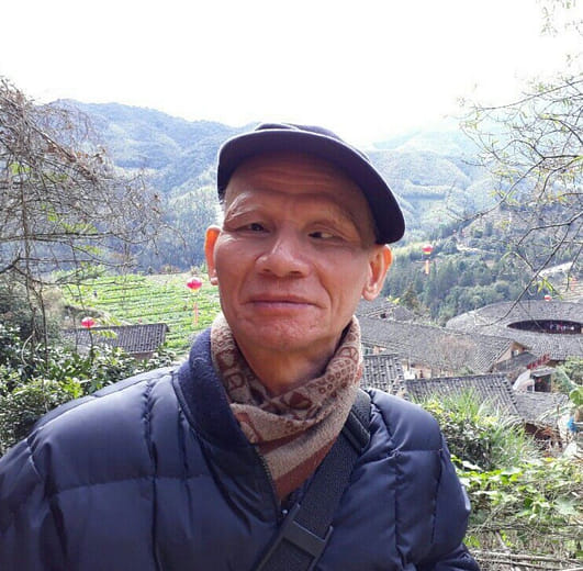 行書自書聯語：洪蒙開元氣，執古以御今