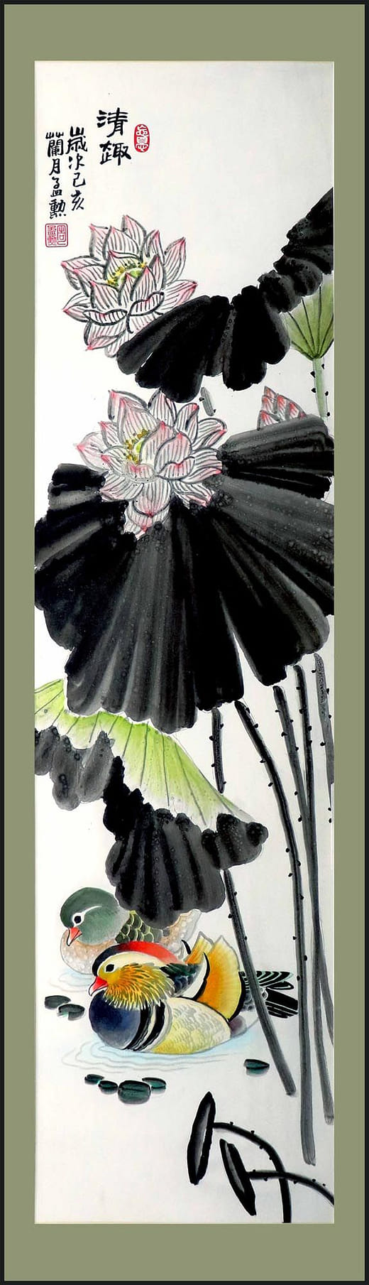 花鳥聯屏-夏