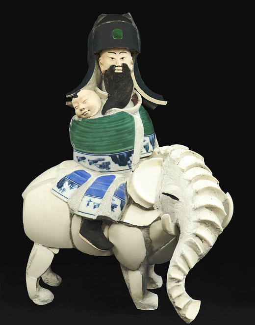 福祿壽三仙帶騎-福