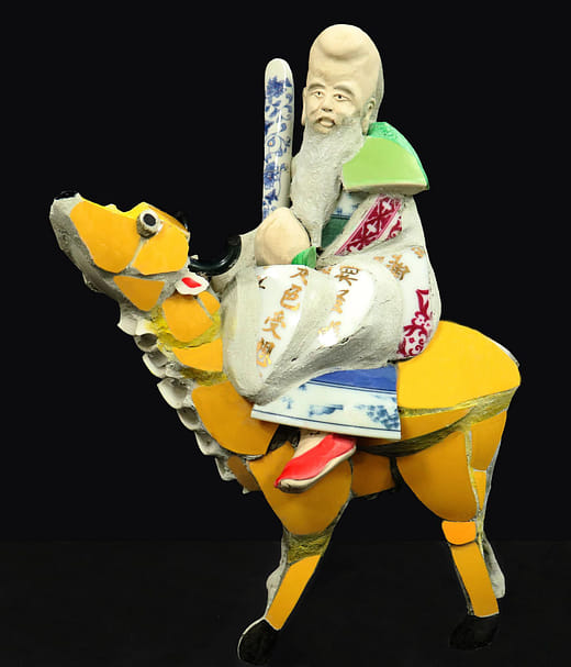 福祿壽三仙帶騎-祿