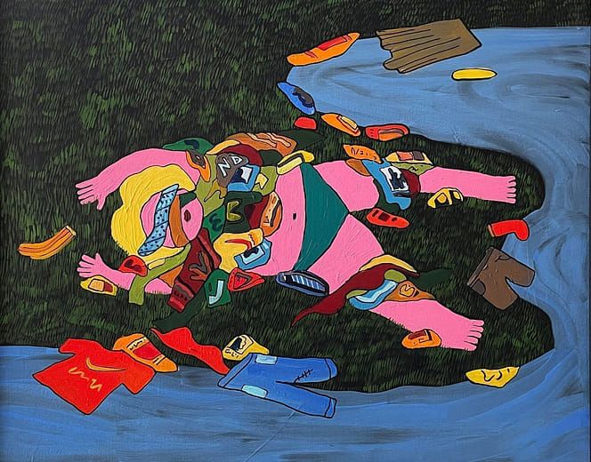 身上堆滿衣服的夢露02