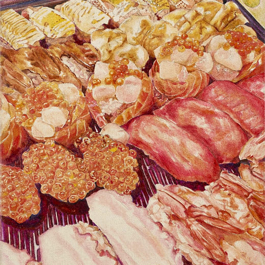 爸爸去上班沒吃到的父親節壽司拼盤