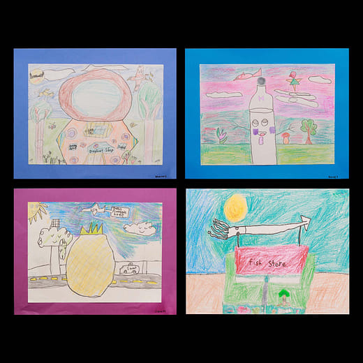 Object Building Drawing