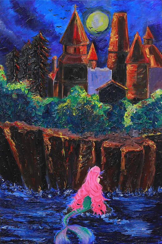 Mermaid Under the Castle