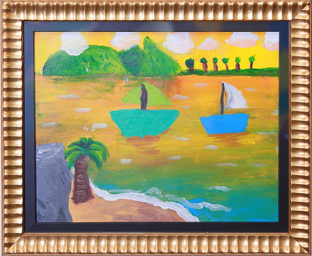 Sailboat on Sea Memories