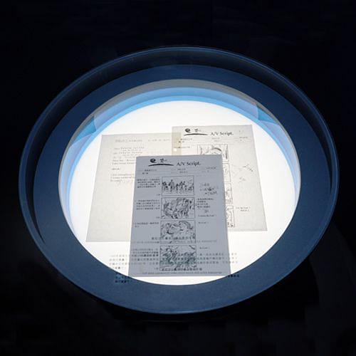 Soft drink commercial video mood board, and lyrics manuscript