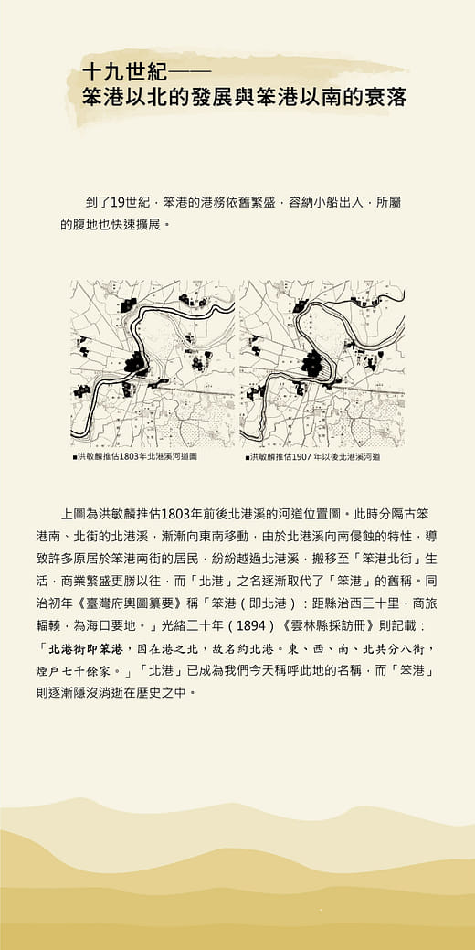 十九世紀──笨港以北的發展與笨港以南的衰落