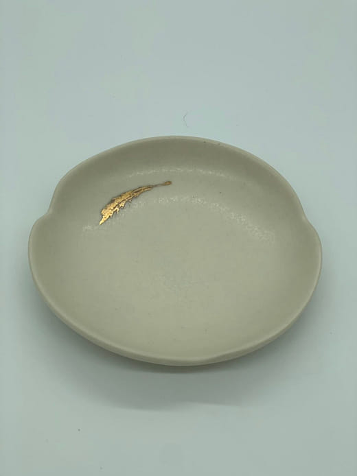 金色小葉碟 (米色)