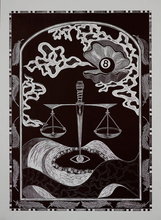 Behind the eight ball