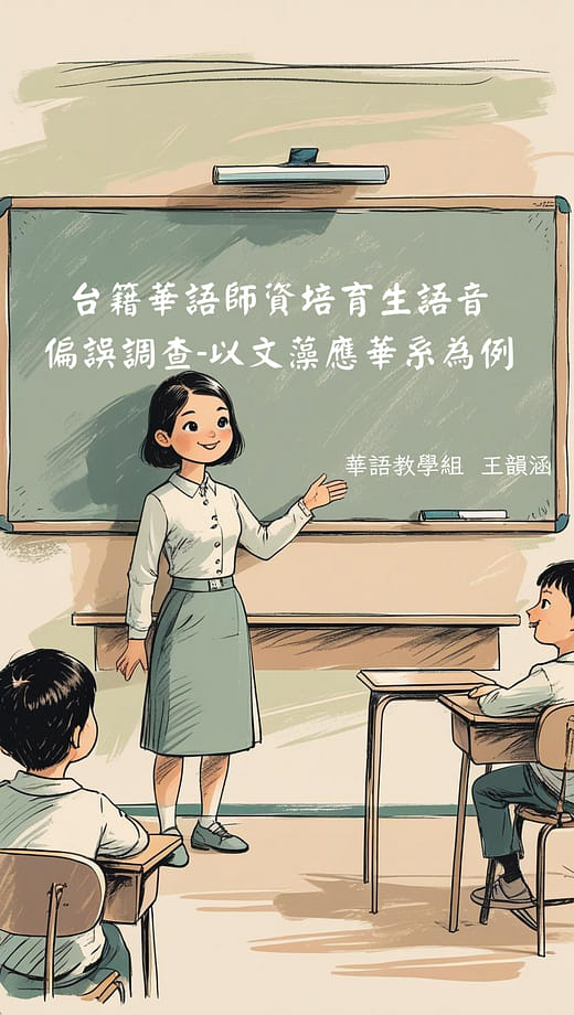 台籍華語師資培育生語音偏誤調查-以文藻應華系為例