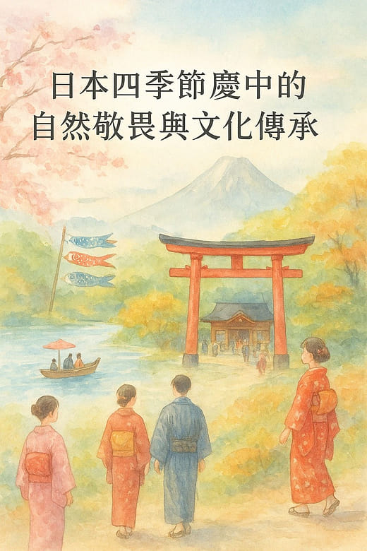 日本四季節慶中的自然敬畏與文化傳承