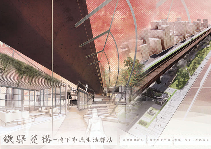 鐵驛蔓構-橋下市民生活驛站 - Railroad station-Manjuku-under the bridge