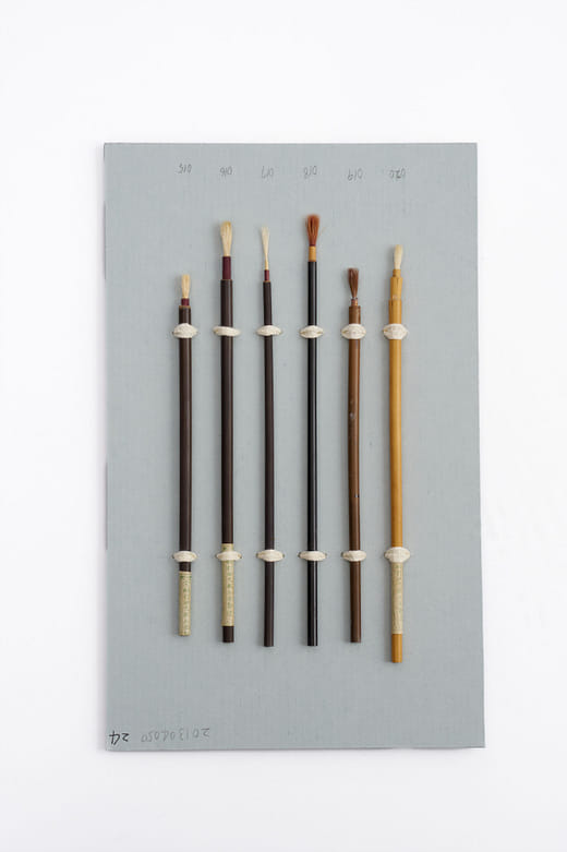 各種蒔繪筆  Various Maki-e Brushes