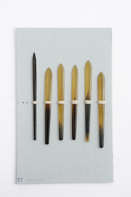 蒔繪用筆洗、剔棒Brush Washer and Pick for Maki-e