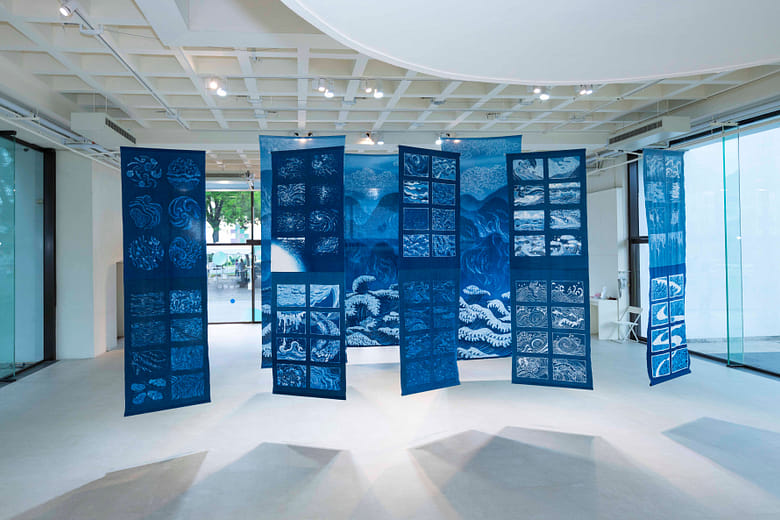 上善若水-水相演繹蠟染共學計畫 The Highest Virtue is Like Water–A Collaborative Learning Project on Batik Interpretation