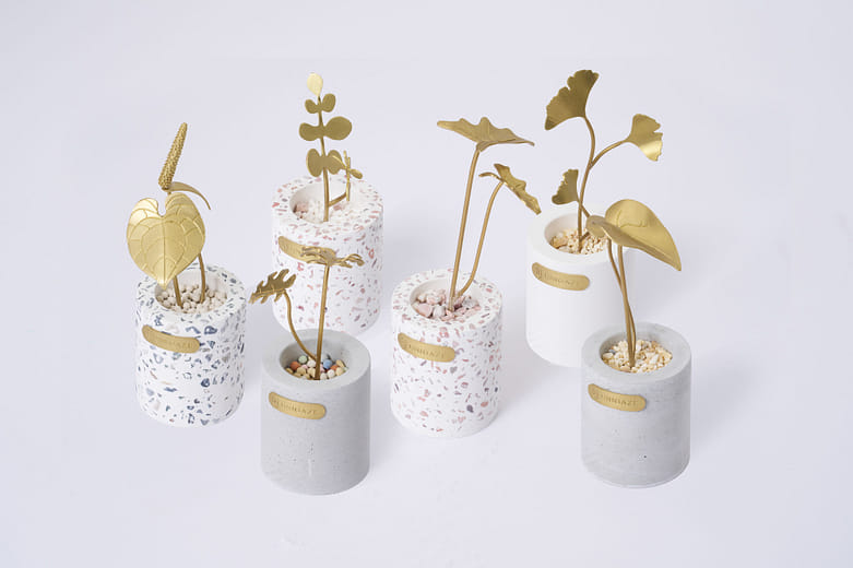 植系列‒黃銅擴香小植栽Plant Series – Brass Aroma Diffuser Planters