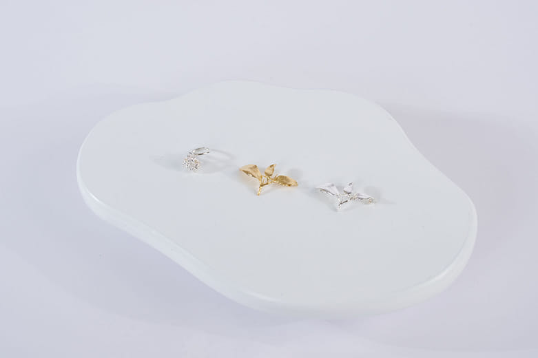 茶葉純銀別針 Tea Leaf Sterling Silver Brooch