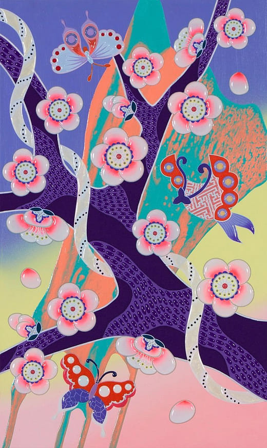 流動梅花M8＃2 Flowing Plum blossom M8 #2