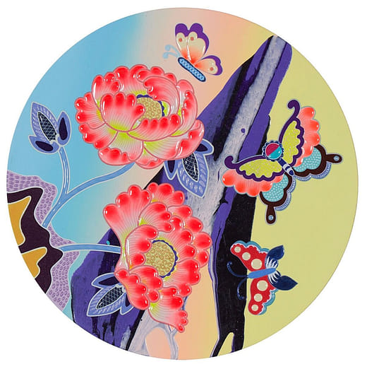 流動牡丹C3＃6 Flowing peony C3 #6