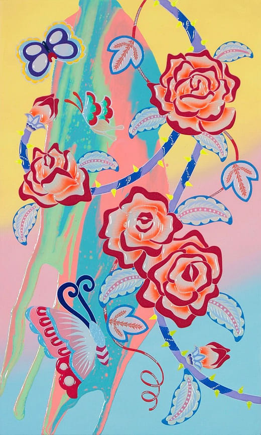 流動玫瑰M8＃2 Flowing Rose M8 #2