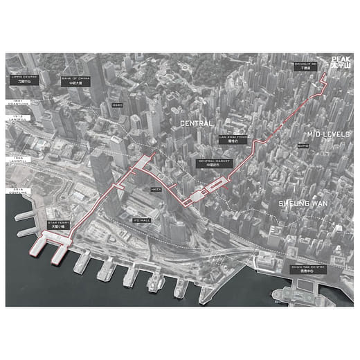 2030年香港步行系统與公共空間重塑 2030 Hong Kong pedestrian system and remodeling public spaces