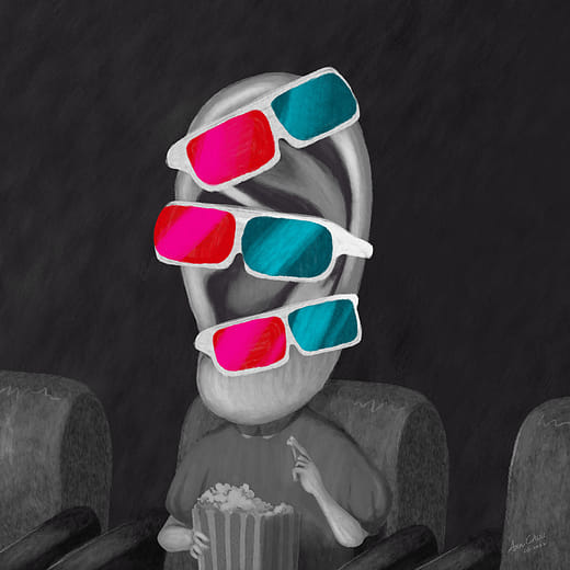 Left Ear #07 Moviegoer