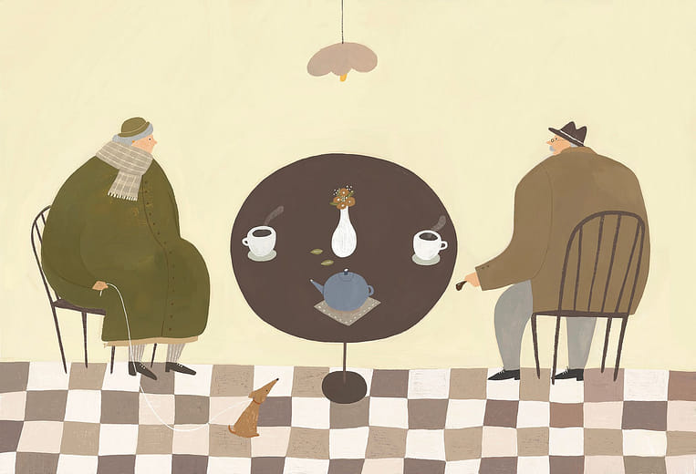 復古雙人浪漫午茶