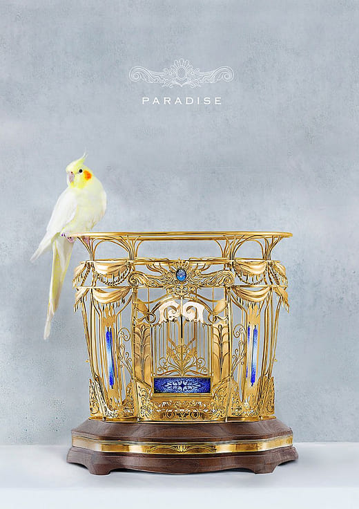 謐境 - 歐風鳥籠家飾