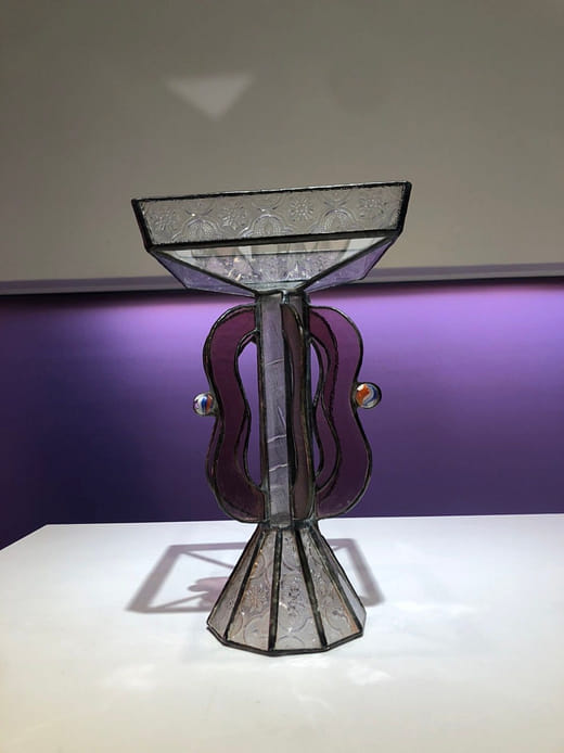 透明的幾何排練-⾼腳盤（3）