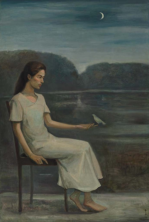 湖邊月色 Moonlight at the Lake