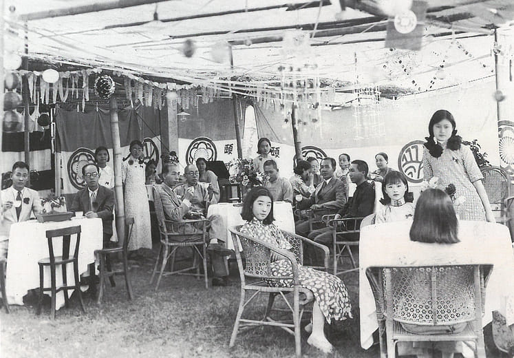 一新會主辦茶話會會場寫真