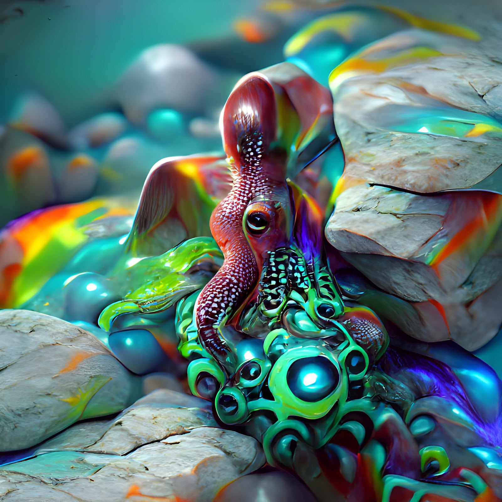 〈觸手怪物們,111號〉 Tentacular Critter #111