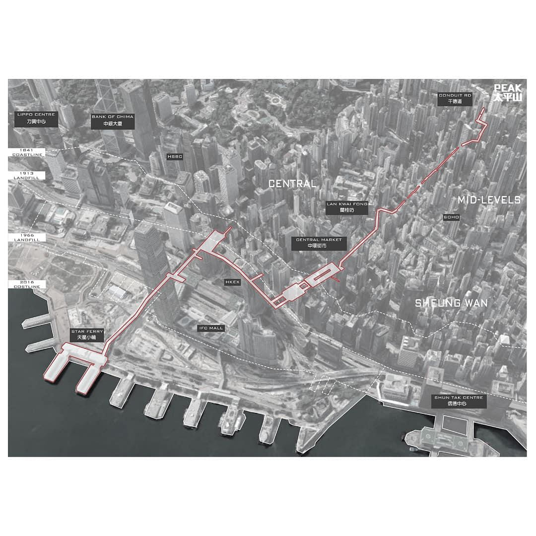 2030年香港步行系统與公共空間重塑 2030 Hong Kong pedestrian system and remodeling public spaces
