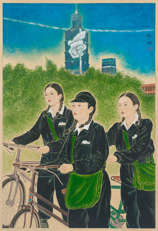 陳進の模倣-女子挺身隊