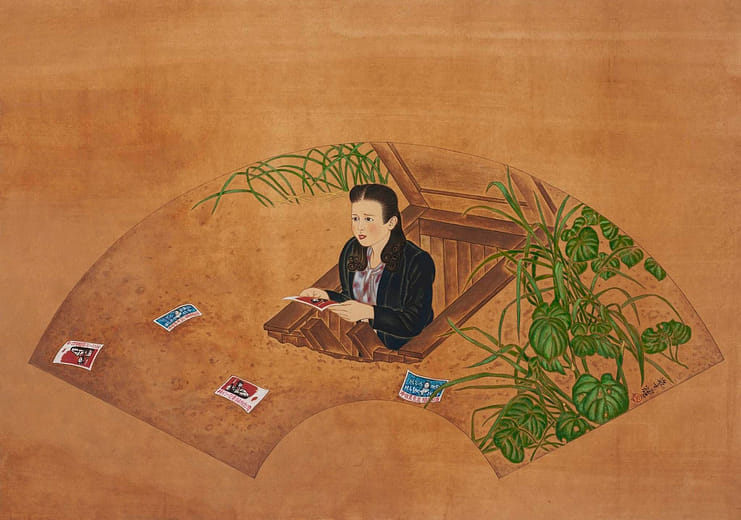 陳進の模倣-眺望