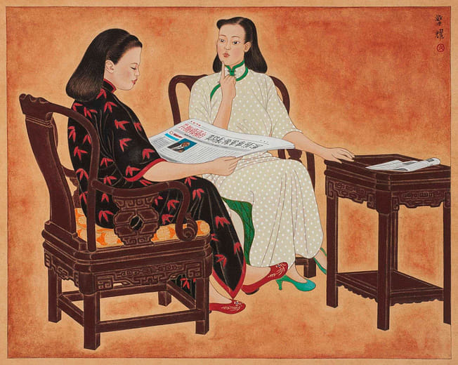 陳進の模倣-或日