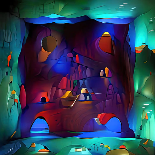 〈洞穴彩繪〉(26/07/2021 SQ-A) Cave Painting (26/07/2021 SQ-A)