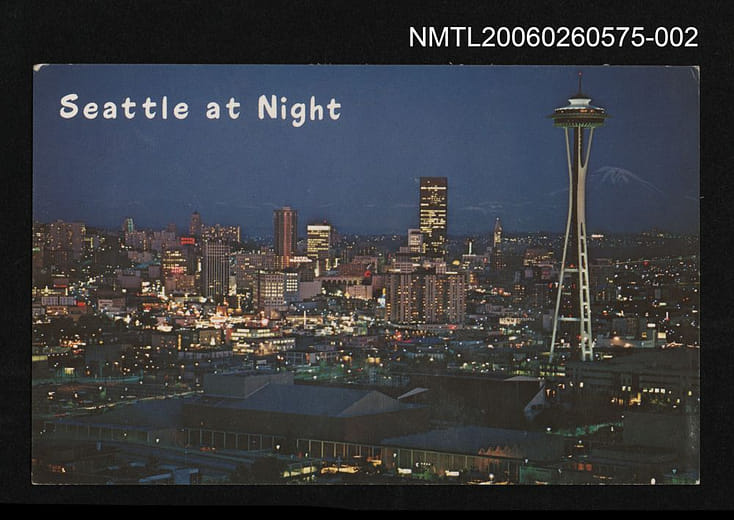 西雅圖鬧區明信片（輸出品）